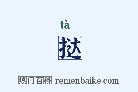 挞是什么意思的图片